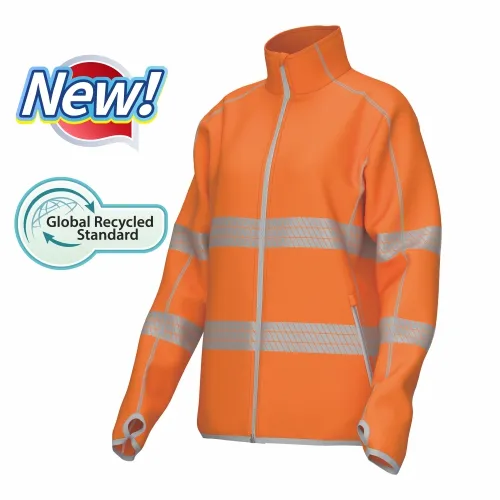 HI-VIS Women's  Zipped Sweatshirt