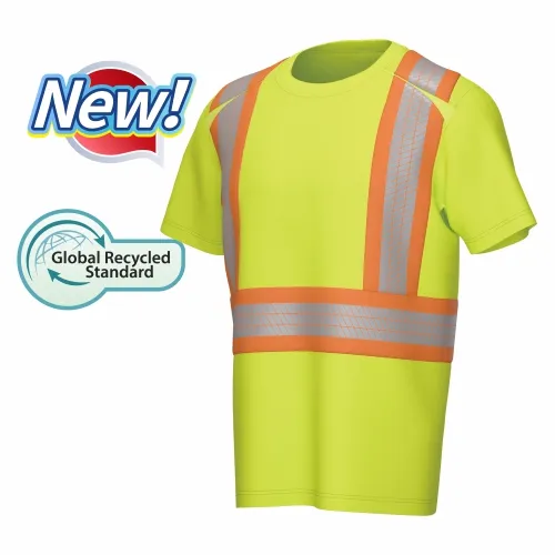 HI-VIS X Back Contrast T-shirt S/S