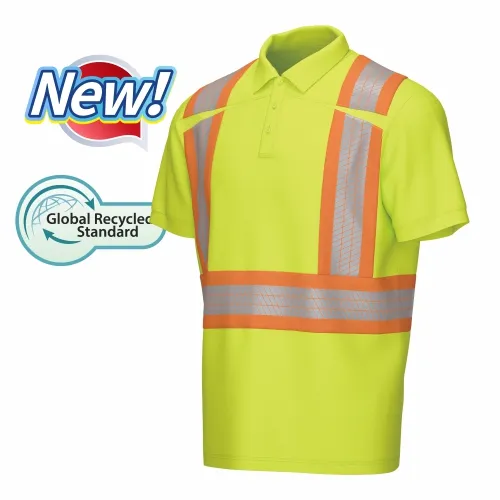 HI-VIS X Back Contrast Polo-shirt S/S