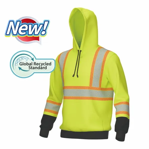 HI-VIS Premium Contrast Hoodie Sweatshirt