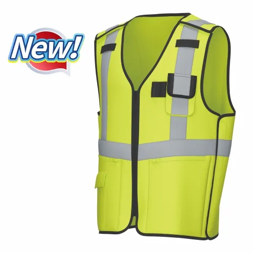 HI-VIS Zip Front Breakaway Vest