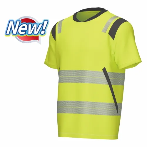 HI-VIS Bamboo Charcoal Fiber T-shirt S/S